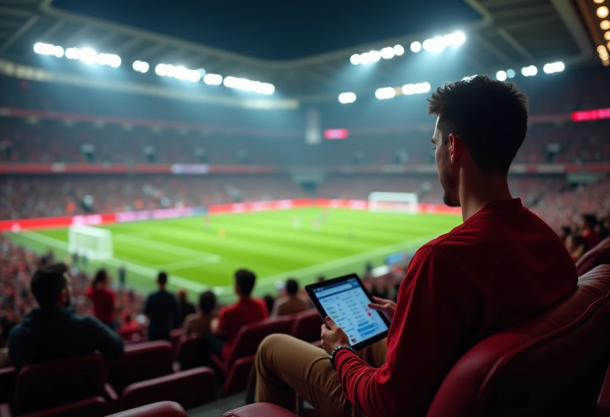 Regarder les matchs de football à la maison