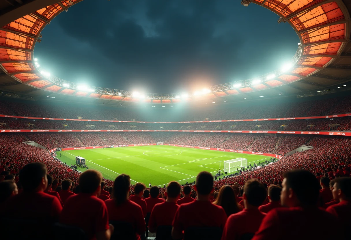 Estádio de futebol cinematográfico