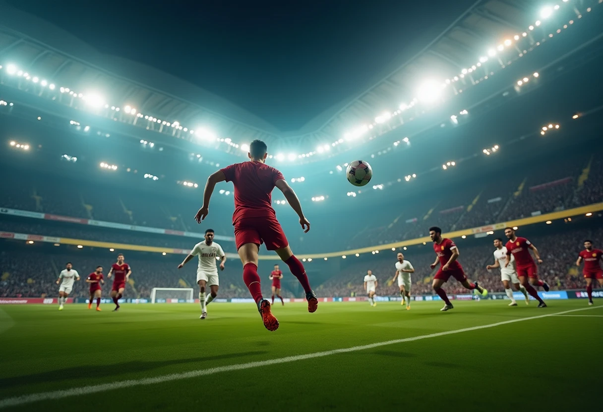 Intense Copa Libertadores match