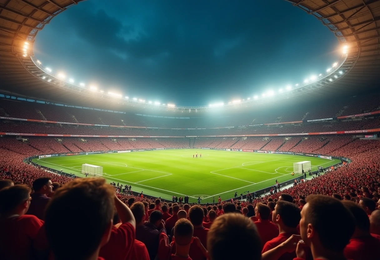 Estadio lleno durante un partido de la Copa Libertadores