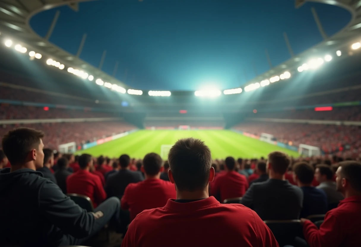 Futbol maçı stadyum atmosferi