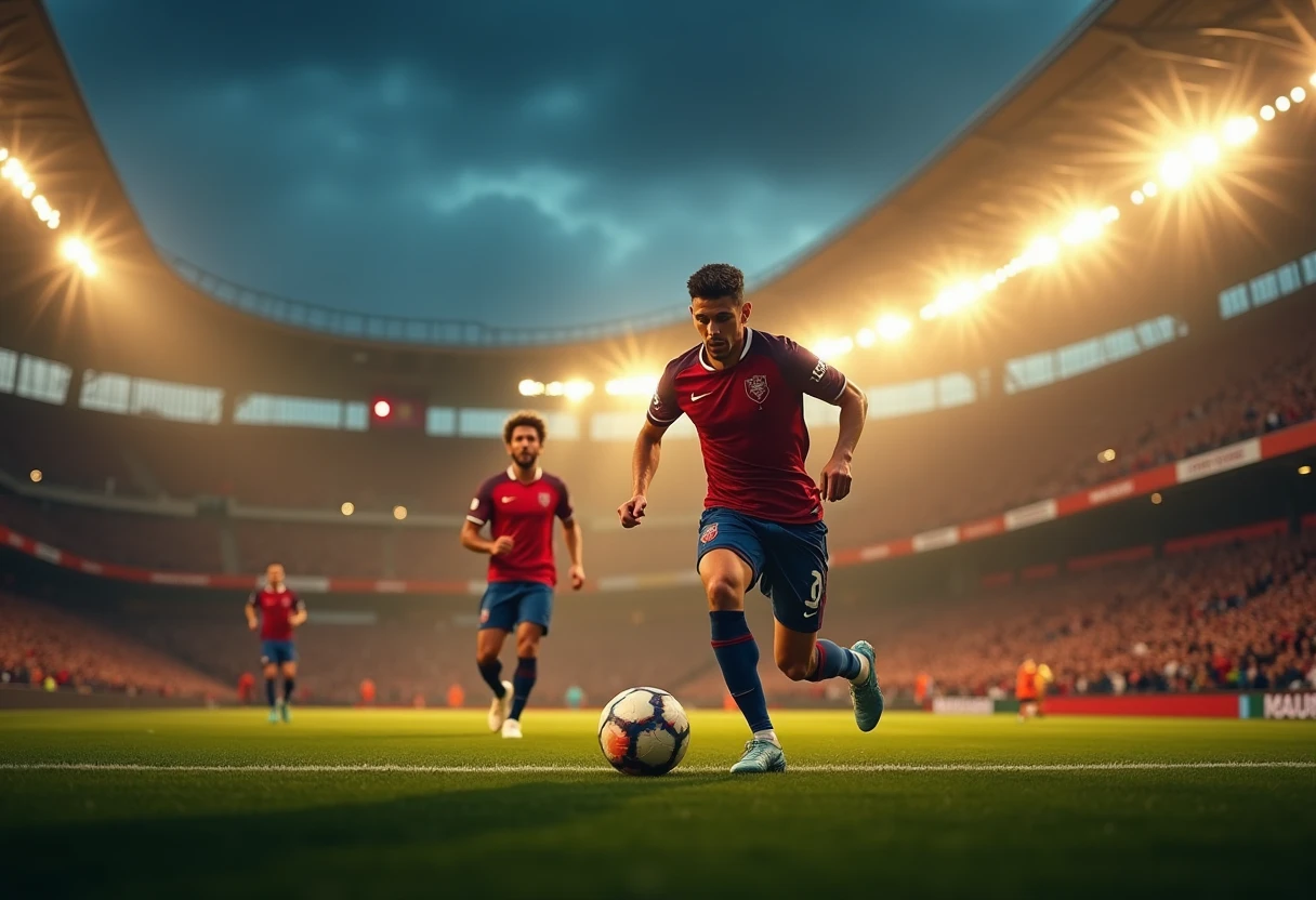 Acción intensa durante un partido del Mundial