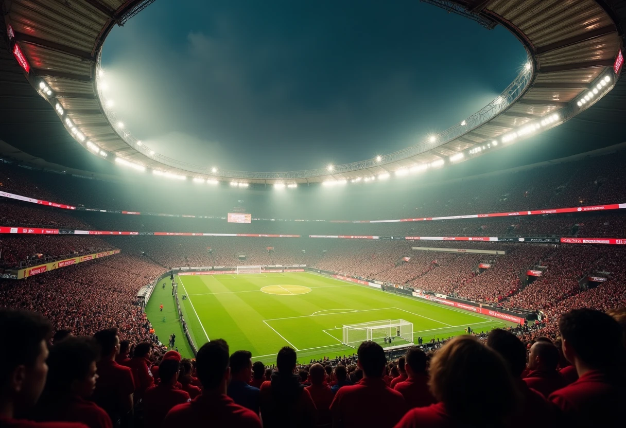 Intensive Spielsituation bei einem Fußballspiel