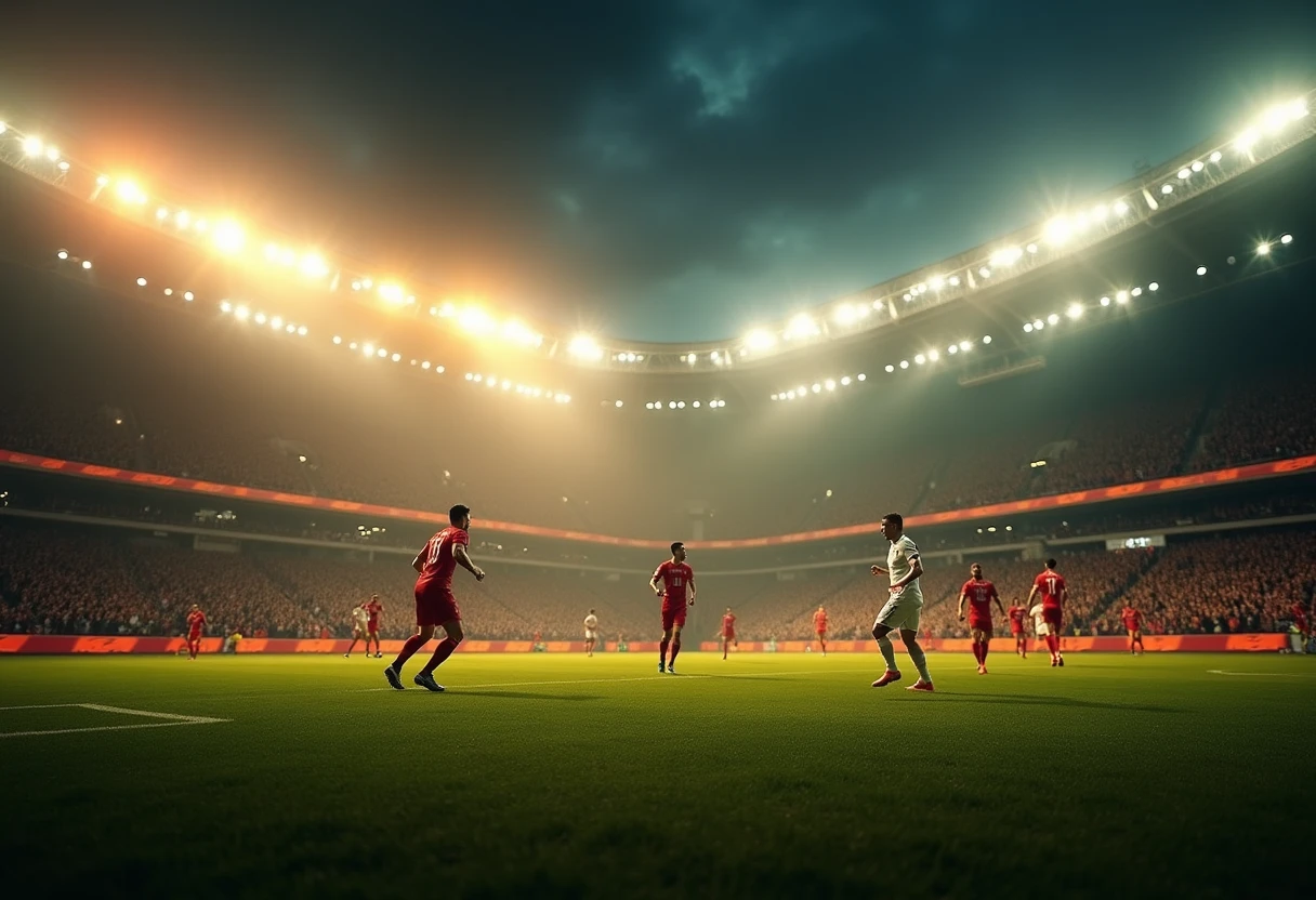 World Cup knockout round action
