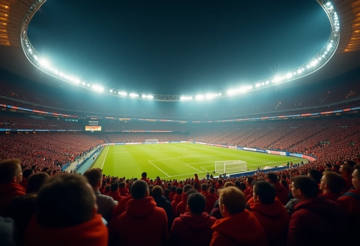 Vibrant La Liga match atmosphere