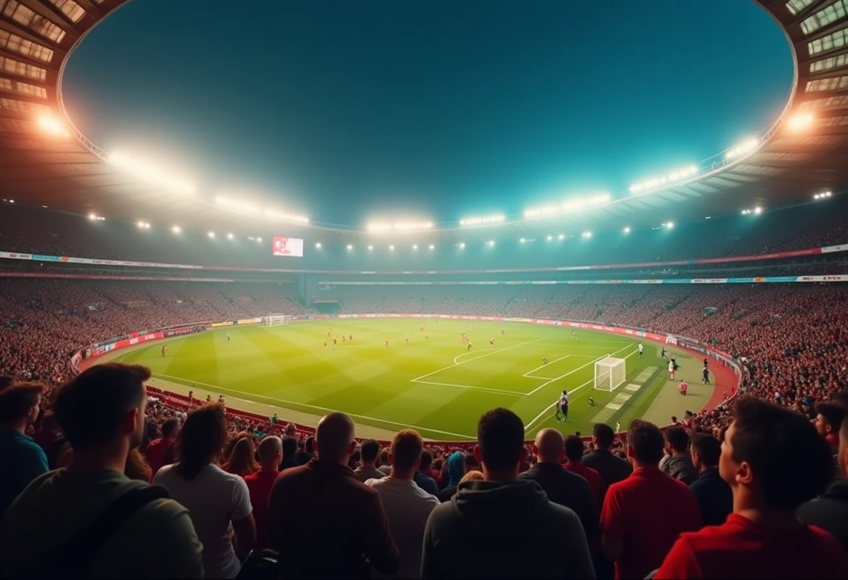 Ligue 1 maçı atmosferi