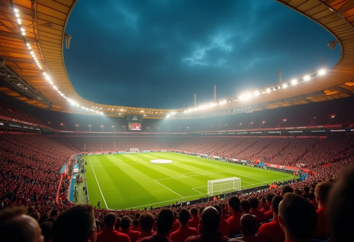 Parc des Princes stadyumunda gece maçı