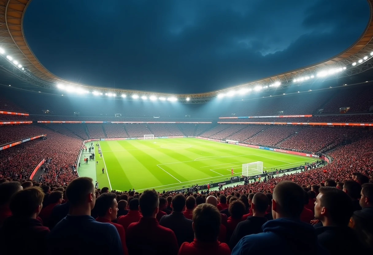Ligue 1 stadium atmosphere