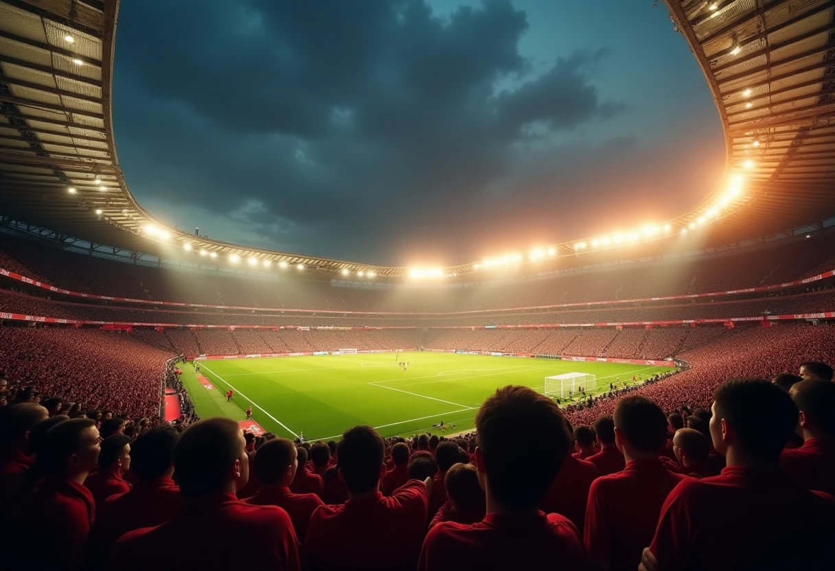 Ambiente de partido de Serie A