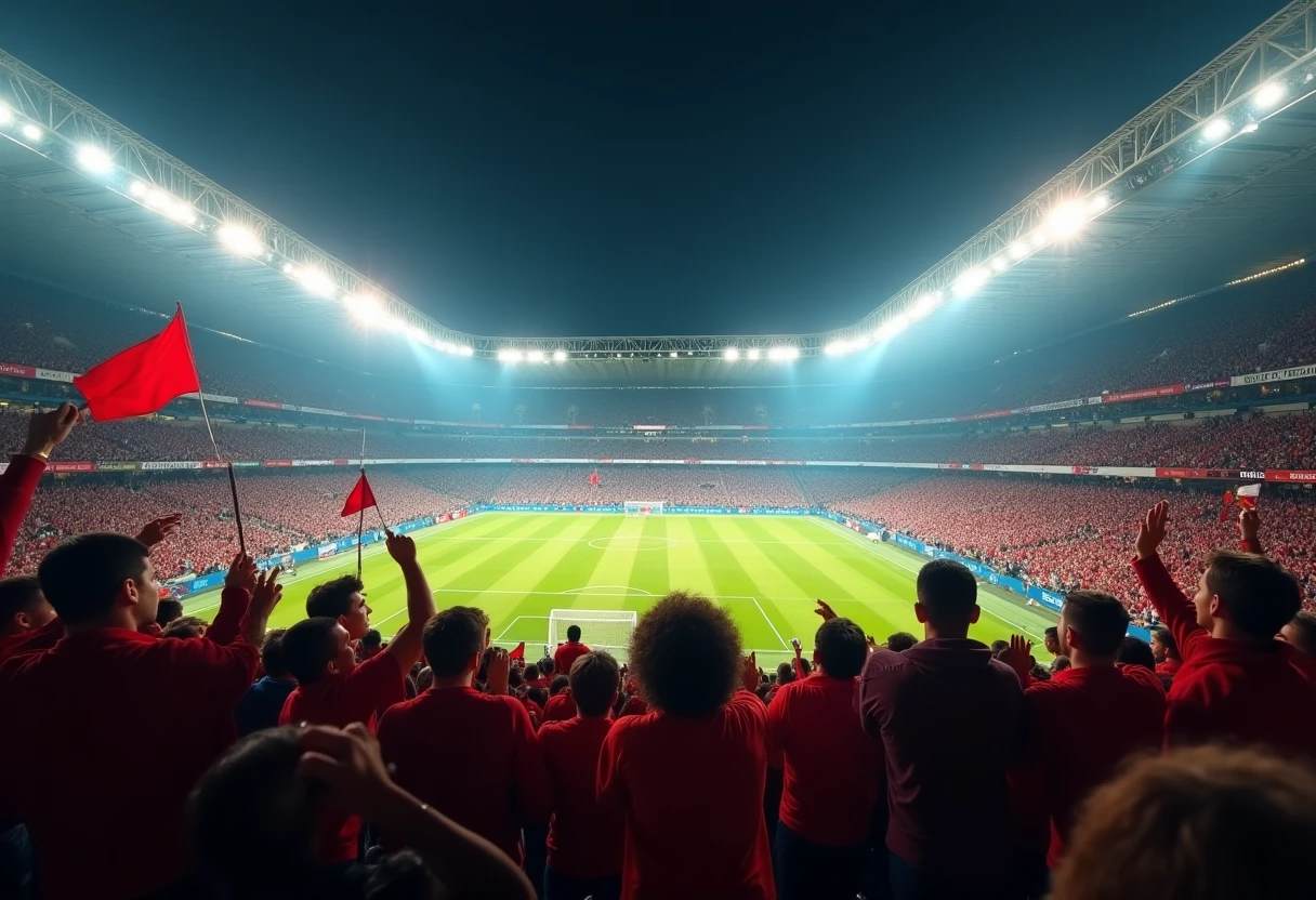 Champions League stadium atmosphere