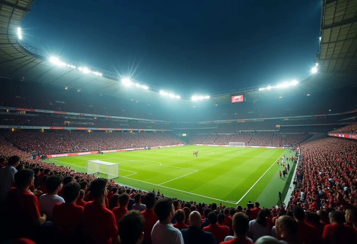 Stadium bola sepak penuh aksi