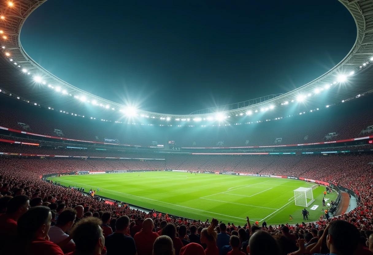 Estadio vibrante en la Copa Libertadores