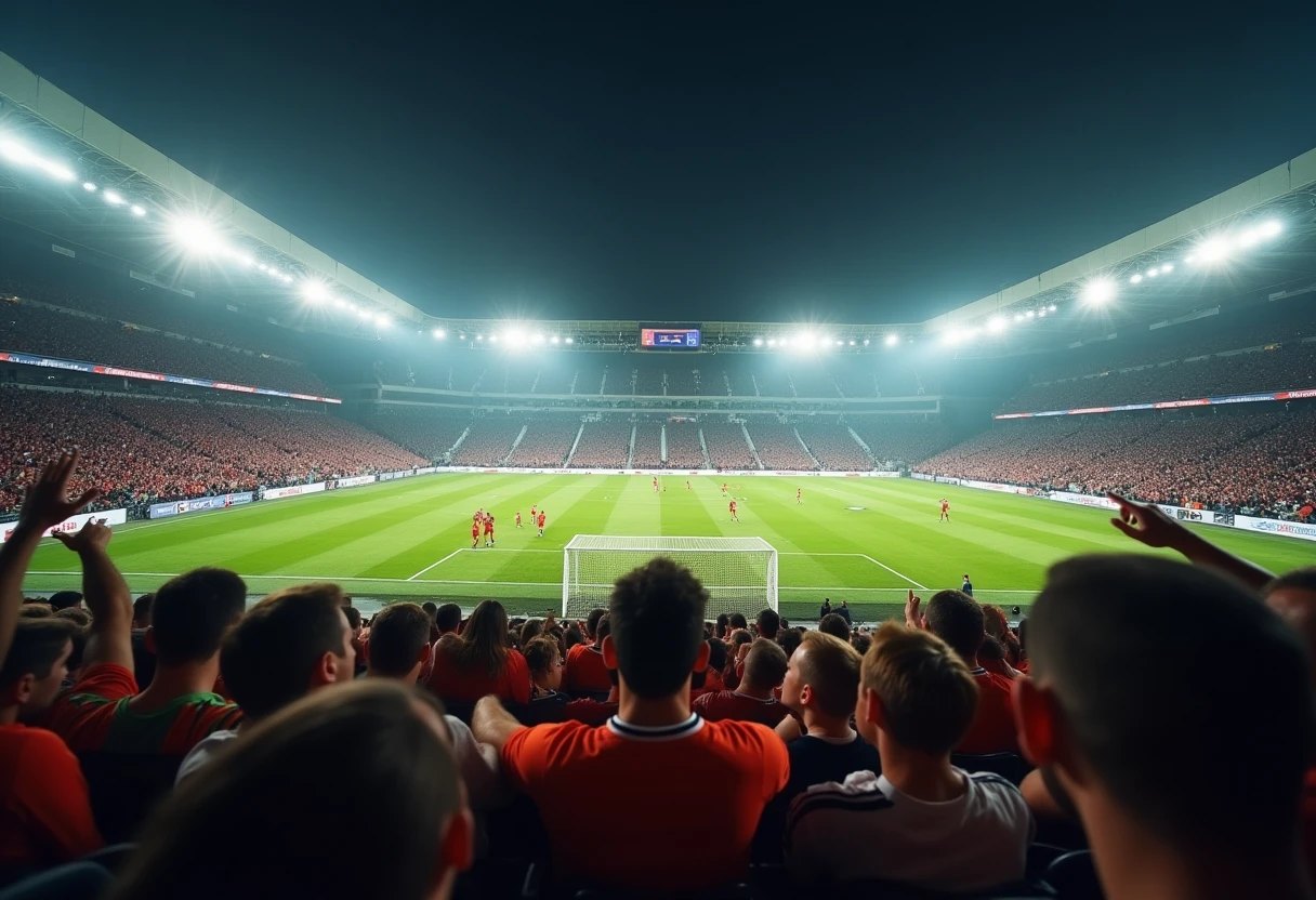 Champions League match excitement