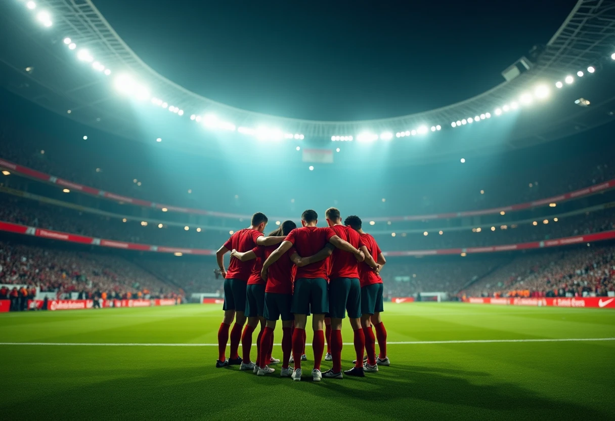 Team strategy session before a match
